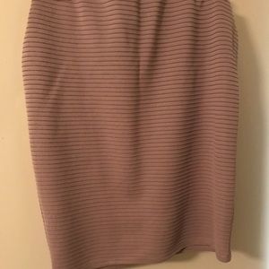 Nude Rubbed bodycon pencil skirt ‼️donating 10/20